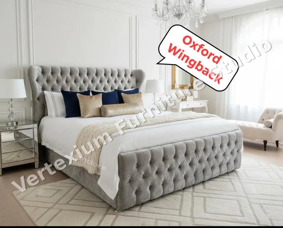 Oxford Wingback Bed